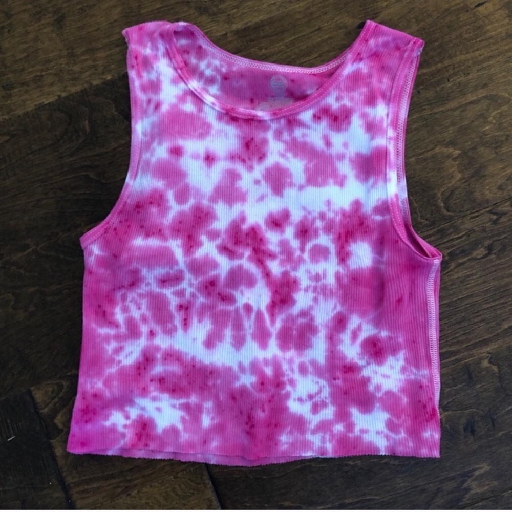 Pink Tie dye tank
